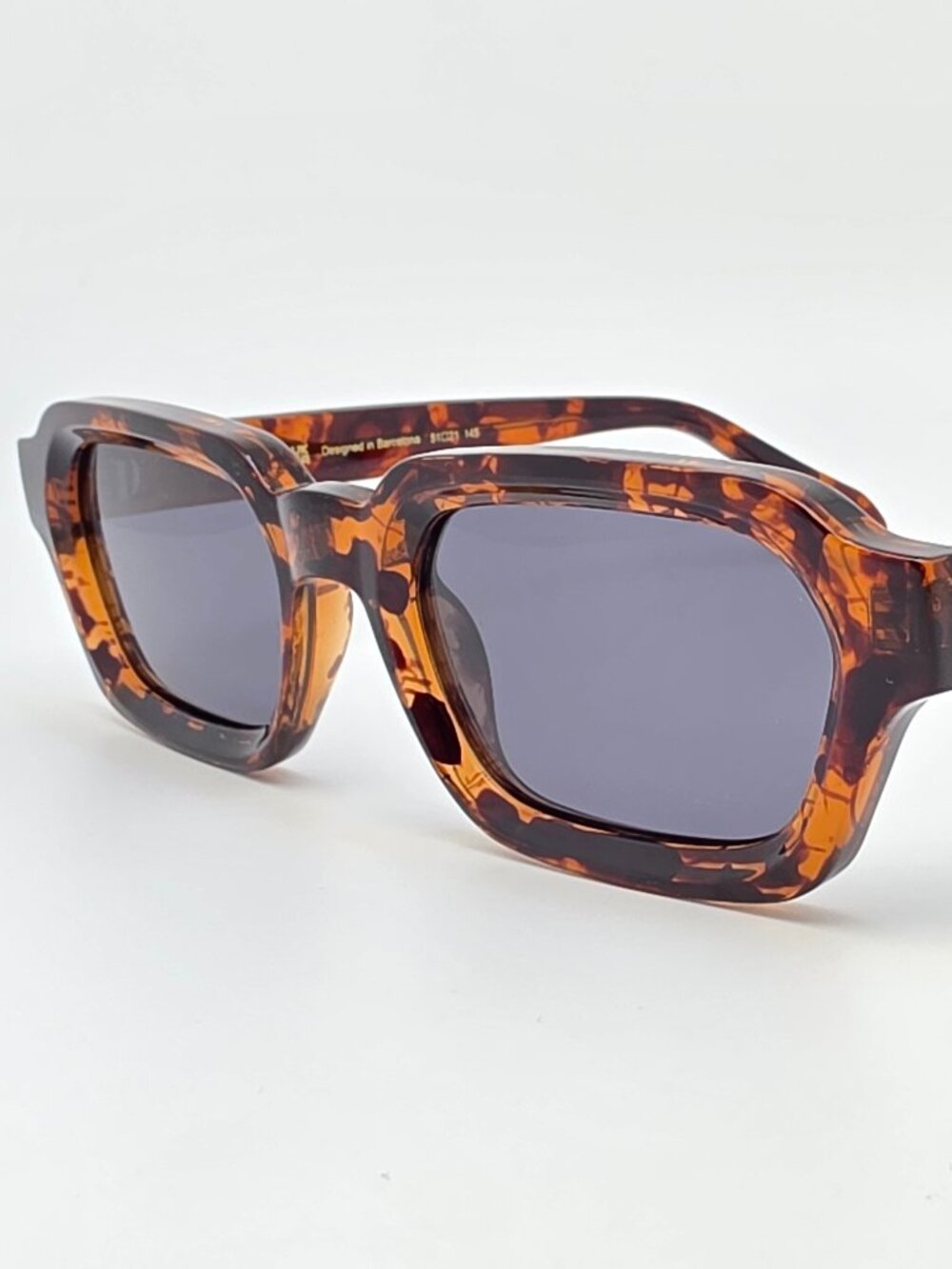Meller Tana 250307 Tigris Carbon Frame Polarized Black Lens Sunglasses 51-21-145
